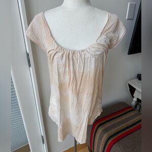 Velvet shirt sleeve T